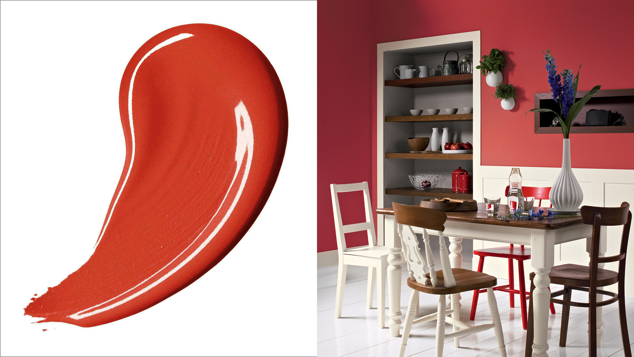 Create warmth with energising red Красный — это самый энергичный цвет всего спектра, он буквально излучает тепло и радушие.