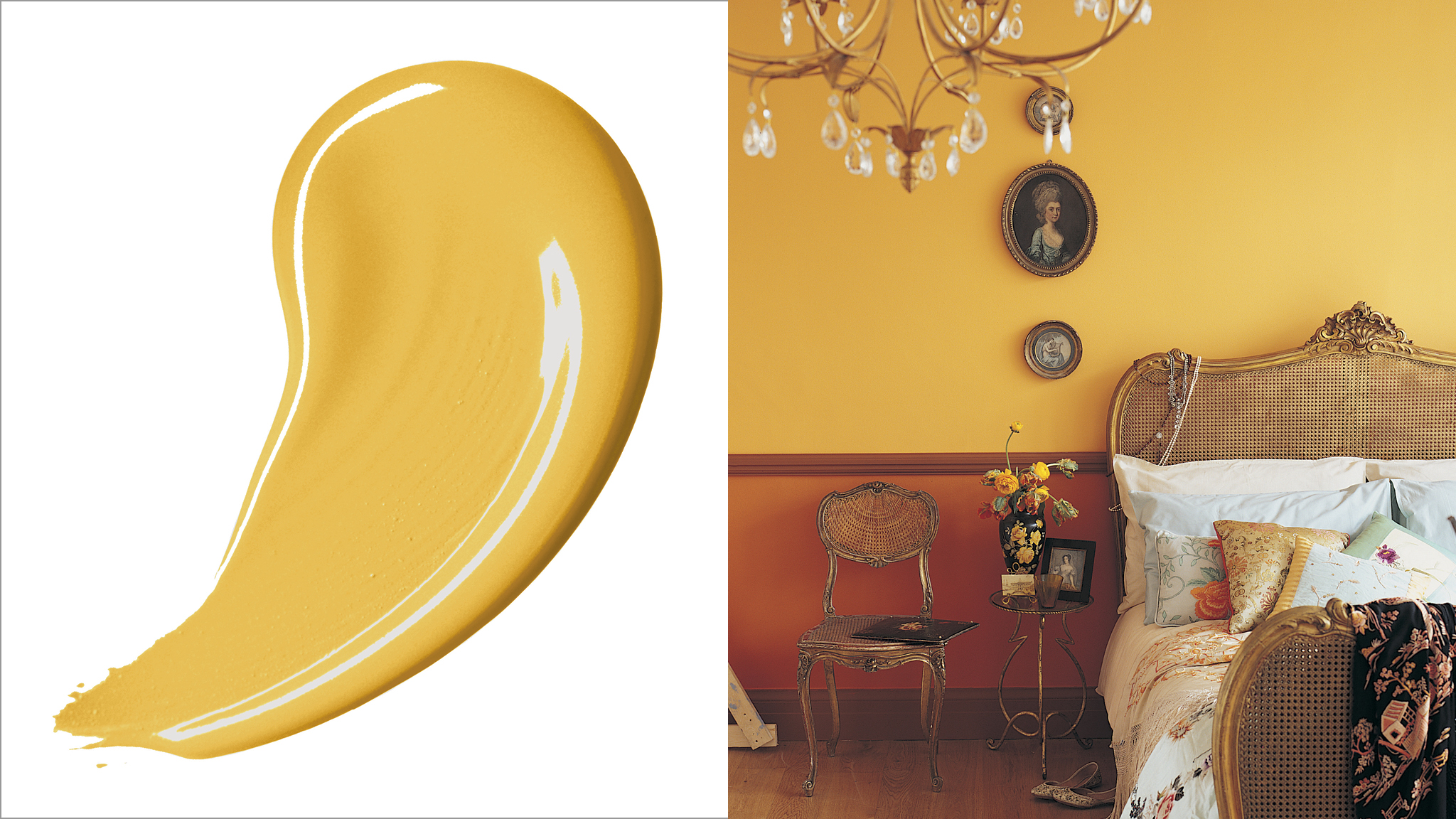 Go bold with gold Золотистые оттенки источают изобилие. Если вы хотите окружить себя и своих гостей роскошью — то вам нужны именно они.