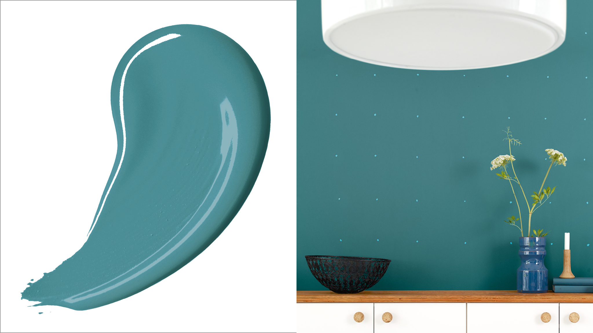 Try versatile teal Сине-зеленые цвета — выбор номер один среди дизайнеров, следящих за трендами, кроме того, он удивительно универсален. Он отлично работает в качестве фона и для самых актуальных интерьерных решений, и для более традиционных домов.